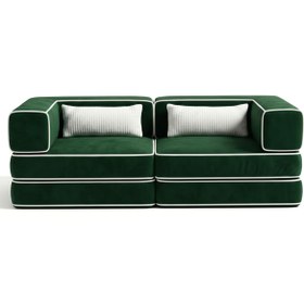 Resim foamly 140x70 cm Modüler Çocuk Koltuğu - Fonksiyonel Oyun Minderi ve Kanepe Tamamen Sünger 