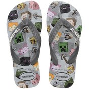 Resim Havaıanas Kids Minecraft Çocuk Terlik 4145125 Gri 