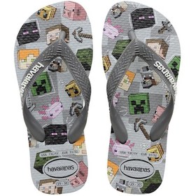 Resim Havaıanas Kids Minecraft Çocuk Terlik 4145125 Gri 