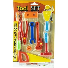 Resim Oyuncak Tamir Seti Minik Ustalar 9 Parça Kartela 