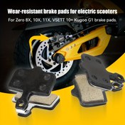 Resim Zero 8X/10X/11X, VSETT 10+ & Kugoo G1 için Elektrikli Scooter Disk Araç Durdurma Bileşenleri - Dayanıklı Reçine Malzeme, Siyah 