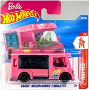 Resim Hot Wheels Barbie Dream Camper Pembe 