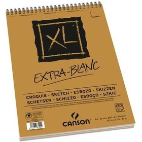 Resim Canson Xl Extra White Eskiz Defteri 90G A4 120 Yaprak 