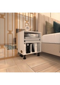 Resim Kenzlife Komodin Tereşkova Byz 47 39 19 Mutfak Banyo Ofis Dolabı Komidin Siyah Ayaklı M 