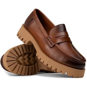 Resim Deery Kadın Hakiki Deri Taba Rengi Loafer Ayakkabı - 02034ztbac02 