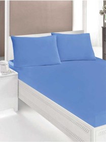 Resim Battal Boy Lastikli Kumaş Çarşaf Mavi 