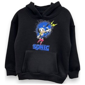 Resim Lolliboomkids Yeni Sezon Erkek Çocuk Sweatshirt Hoodie Siyah 