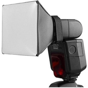 Resim Tianya - Tepe Kafa Flash Flaşları Için 10X13CM Softbox Yumuşatıcı Diffuser - Canon Nikon Sony Fujifilm Godox Yongnuo vb. 