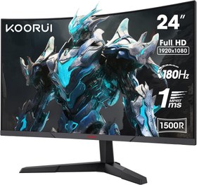 Resim Koorui 24E6CA 23.6" 1 ms Full HD Curved 180 Hz Oyuncu Monitörü Outlet 