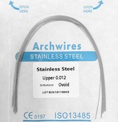 Resim 10 Adet Diş Paslanmaz Çelik Tel Ortodonti Kemerler Süper Elastik Ovoid Archwire Dikdörtgen/yuvarlak Diş Hekimi Orto Malzemesi 2 Chına 
