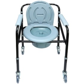 Resim Medikaltec Medikalcim Tekerlekli Tuvaletli Banyo Sandalyesi Agstwc005 
