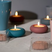 Resim Silindir Mumluk Silikon Kalıp, Reçine Kalıp, Kendin Yap Beton, Alçı, Terrazzo, Sıva Süs Epoxy Reçine Dekoratif Mumluk Saklama Kalıbı 