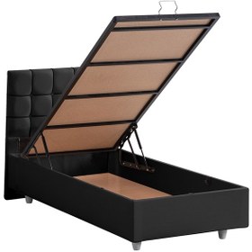 Resim Tavira İkili Set, Tavira Tek Kişilik Baza Başlık Seti Antrasit 100 x 200 