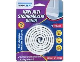 Resim 4 Adet Vodaseal Kapı Altı Sızdırmazlık Bandı 40MMX110CM Beyaz 