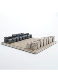 Resim Çaturanga Beton Satranç Takımı 