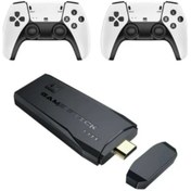 Resim Ozmik M8S Kablosuz 64GB Çift Kol Retro Oyunlar 3D 4K Ultra Hd Game Stick 20000 Oyun Konsolu Atari 