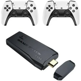 Resim Ozmik M8S Kablosuz 64GB Çift Kol Retro Oyunlar 3D 4K Ultra Hd Game Stick 20000 Oyun Konsolu Atari 