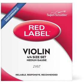 Resim D'Addario 2107 Prelude Red Label Keman Tel Seti (4/4) | Dayanıklı Çelik Çekirdek Parlak Ses Karakteri ve Mükemmel Akort Kararlılığı 