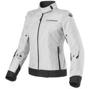 Resim Clover Looping Korumalı Kadın Motosiklet Montu Gri 