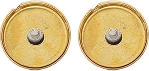 Resim Goshyda 2 ADET Kulaklık Hoparlör Sürücüsü, 10m/0.39in Altın Kaplama PEN Hoparlör Ünitesi Metal KALEM Malzeme, Kulaklık Yedek Parçaları DIY 