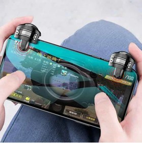 Resim mrpurple ALLY L1R1 Gamepad Oyun Ateşleyici Tetik- Level 3 Helmet PUBG Gadget-(5775) 