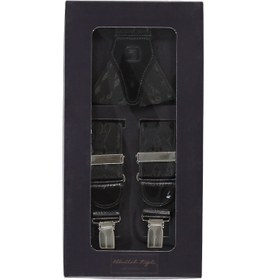 Resim Siyah Kalın Pantolon Askısı - Super Slim Fit / Siyah / 00 