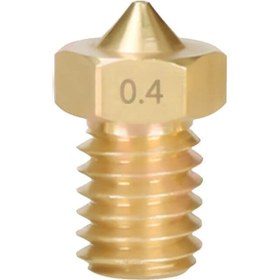 Resim Koodmax 5 Adet 3d Yazıcı Extruder M6 1.75mm / 0.4mm V5 - V6 Pirinç Nozzle Baskı Kafası 