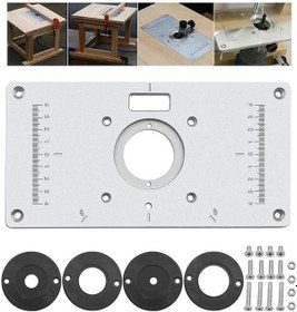 Resim Rox Wood 0120 Alüminyum Freze Tezgahı Tablası 