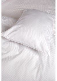 Resim Atina Serisi 2 Adet King Size - Büyük Boy Pamuk Saten Yastık Kılıfı 60 80cm-ortopedik Yastık Uyumlu Beyaz 