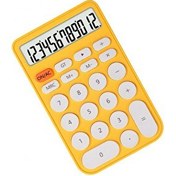 Resim Valkyrie Junno Sevimli Yuvarlak Tuşlu 12 Basamaklı Masaüstü Hesap Makinesi Sarı 