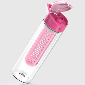 Resim Renga Juno 630 Ml Tritan Detoks Matara 911046 Fuşya-pudra Fuşya 