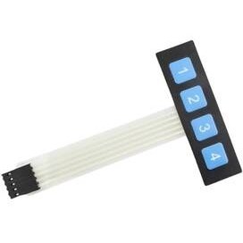 Resim 1x4 Membran Keypad - Tuş Takımı 
