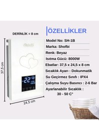 Resim Shofbi SH-1B Dijital Şofben Beyaz 