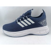 Resim Wanderfull lacivert beyaz triko erkek spor ayakkabı 