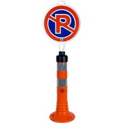 Resim İleri Trafik Park Yapılmaz Uyarı Levhalı Delinatör Seti Turuncu 