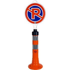 Resim İleri Trafik Park Yapılmaz Uyarı Levhalı Delinatör Seti Turuncu 