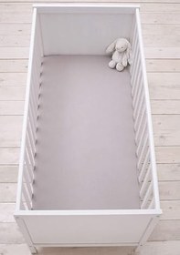Resim 2 Adet Pamuklu ve Lastikli 60 x 120 x 15 cm Penye Bebek Çarşaf 