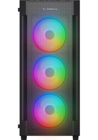 Resim Rampage Vıgılant Mesh 650W 80+ Bronze Rgb Fan Atx Siyah Mıd Tower Oyuncu Kasası 