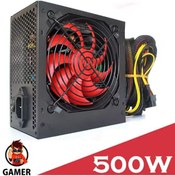 Resim J-TECH 500w Power Supply 12cm Geniş Fan Güç Kaynağı Platoon-pl-9261 