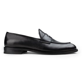Resim Deery Hakiki Deri Siyah Klasik Erkek Loafer 