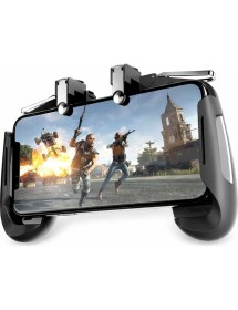 Resim Cosmostech AK16 Pubg Trigger Controller - Mobil Oyun Gamepad 2in1, 4 Parmak Tetikli, Hassas Atış Aparatı 