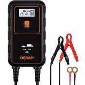 Resim Akü Şarj Cihazı 12-24V 8 Amper OEBCS908 Osram
