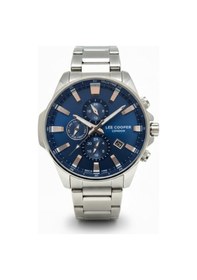 Resim Lee Cooper Erkek Kol Saati Gümüş Renk, Mavi Kadran - Lc08327.370, 2 Yıl Garantili Gümüş 
