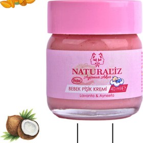 Resim Natural'iz Beauty Doğal Bebek Pişik Kremi Lavanta+aynısefa 