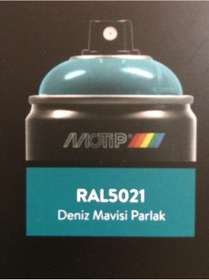 Resim Motip Carat 400 ML Ral 5021 Deniz Mavisi Akrilik Sprey Boya 