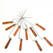 Resim Erzurum Cağ Kebap Şişi Paslanmaz Krom 6-12 Adet 12 Adet 