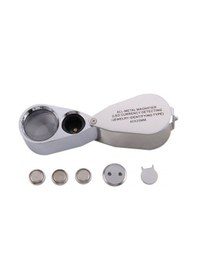 Resim Nikula- Kontrol, Için özel Kutulu Metal ışıklı Lup 40x25 