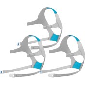 Resim Cpap Headgear Air Fit N20 3 Paket Yedek Headgear Resmed Full Yüz Maskesi - Cpap Aksesuarları Malzeme Kayışları (Yurt Dışından) 