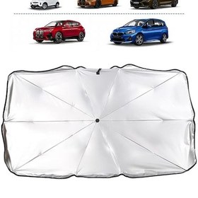 Resim River World Arabalar İçin Güneş Önleyici Ön Cam Şemsiyesi 