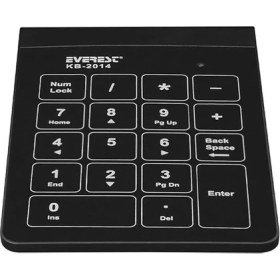 Resim KB-2014 Siyah USB Dokunmatik Numerik Standart Klavye 